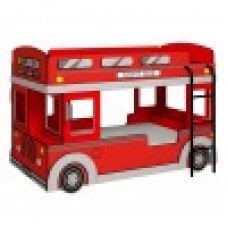 Двухъярусная детская кровать-машинка Автобус 1