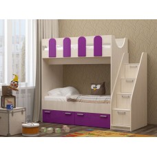 Кровать двухъярусная Бемби-11 МДФ