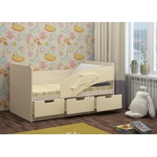 Детская кровать-диван Дельфин-6 МДФ (80х180)